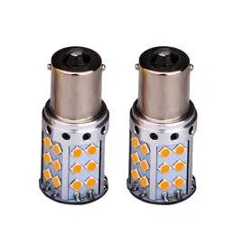 1156 P21W Ba15S светодиодные лампы 3030 42Smd декодирования постоянный ток стоп-сигнал поворота Шина CAN светодиод янтарный свет-1 шт