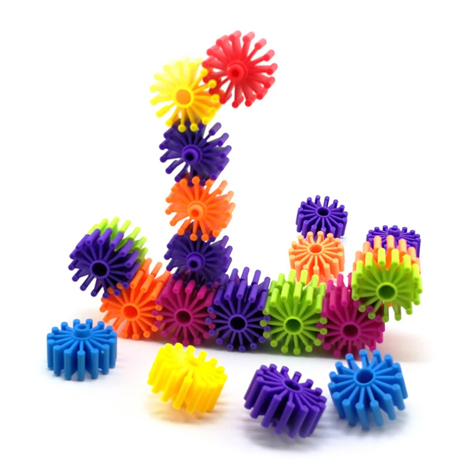 

Buckle Type Building Block DIY Toy Plastic Children's Building Blocks Baby Inserted Toys Assembled Parent-child Toy jooyoo