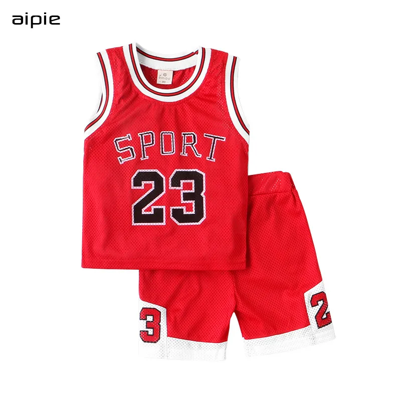 

Promotion Children Sets Active Fashion Design Printing Letters Boys Sport Sets For 2-7 Years Kids Summer Wear
