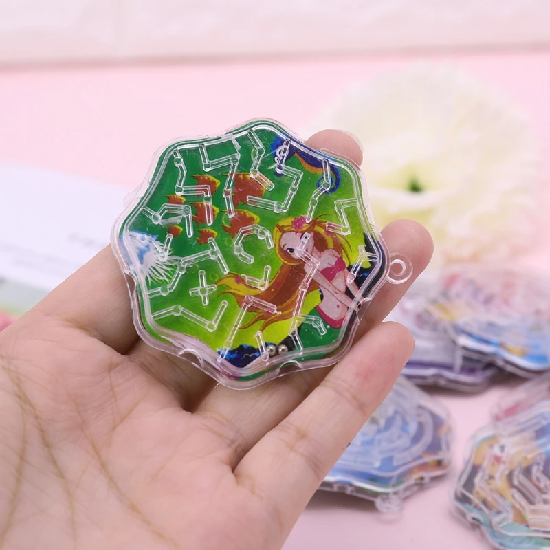 10 قطع ماجيك المثمن لغز سرعة متاهة المسار متاهة لعبة للأطفال الاطفال Gift-m15