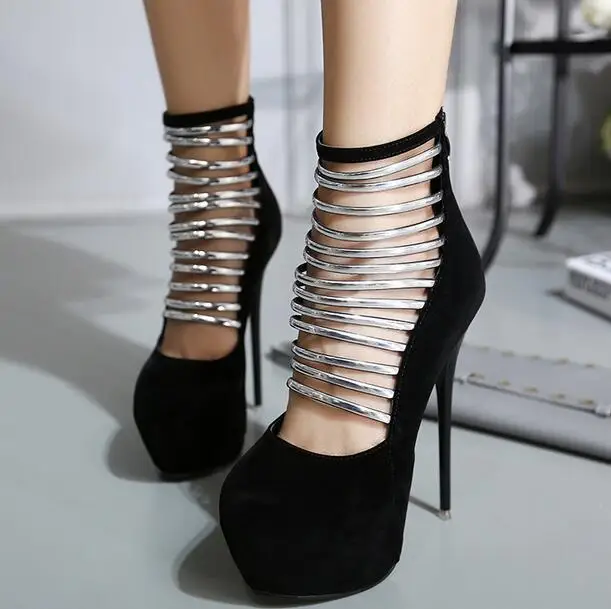 8 Free shipping HOT 16cm heel Flock pumps extreme high platform women shoes Sexy fashion cut