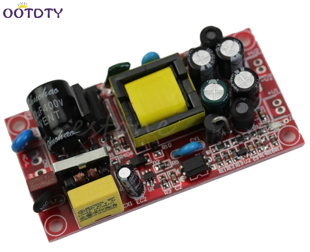 

AC-DC Buck Converter Double Isolation Output Module Power Supply 12V 1A/5V 1A
