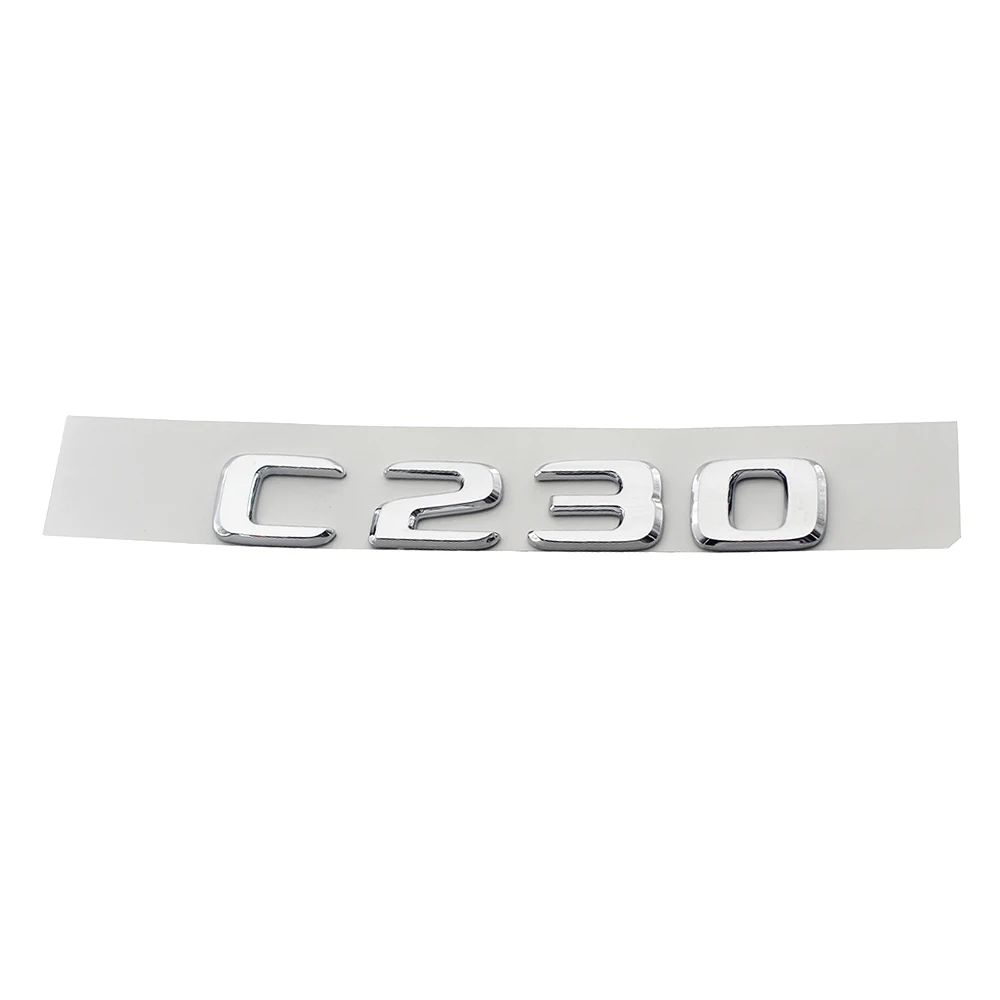 

Flat Gloss Glossy Black Trunk Letters Emblem Emblems Badge for Mercedes Benz C43 C63 C63s C300 C350 4MATIC AMG V8 BITURBO 2017+