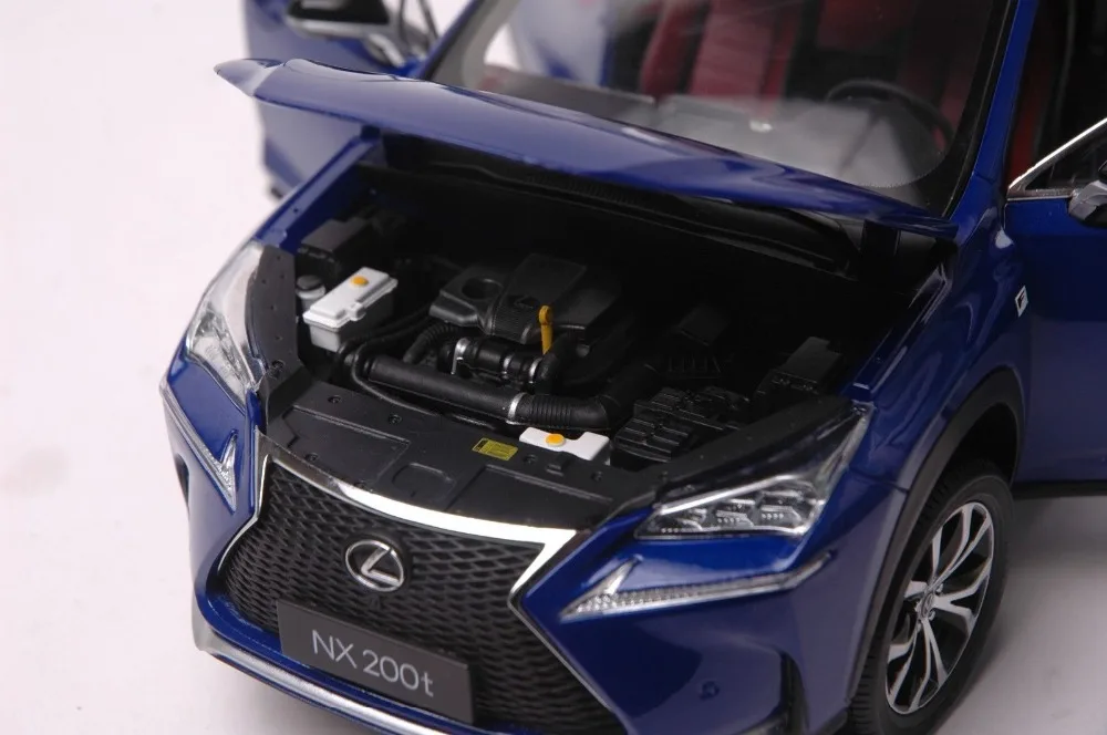 1:18 литье под давлением модель для Lexus NX 200t синий внедорожник Игрушечная машина из сплава миниатюрная коллекция подарок NX200t NX200