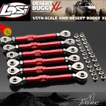 Металлическая передняя и задняя подвеска рулевая тяга для Losi пустыни 1/5 4wd Внедорожник Багги XL DBXL(LOS05001) RCMK XCR-1000 900 МР DH
