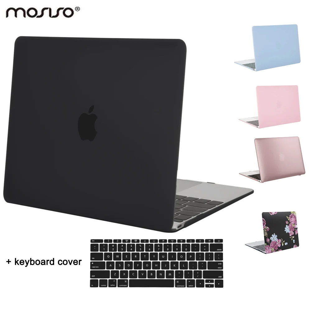 MOSISO for Macbook 12 inch Clear Matte Plastic Hard Cover Case for