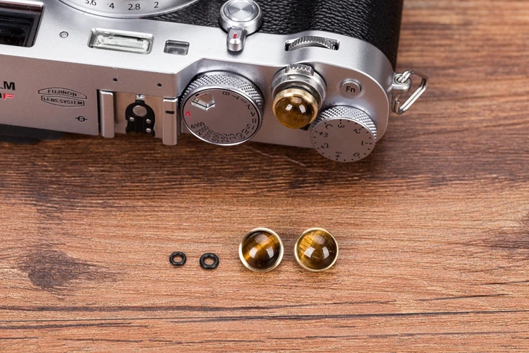 LXH Новое поступление чистая камера Мягкая кнопка спуска затвора ручной работы Медь, инкрустированная камнем для Fujifilm XT20 X100F XT2 X100T XT10 X100