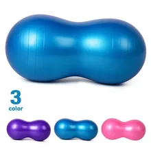 95*40 см Анти-всплеск для пилатеса и йоги мяч профессиональный Тренажёр для фитнеса йога арахисовый мяч подходит для женщин для спортзала для занятий спортом шары 3 цвета