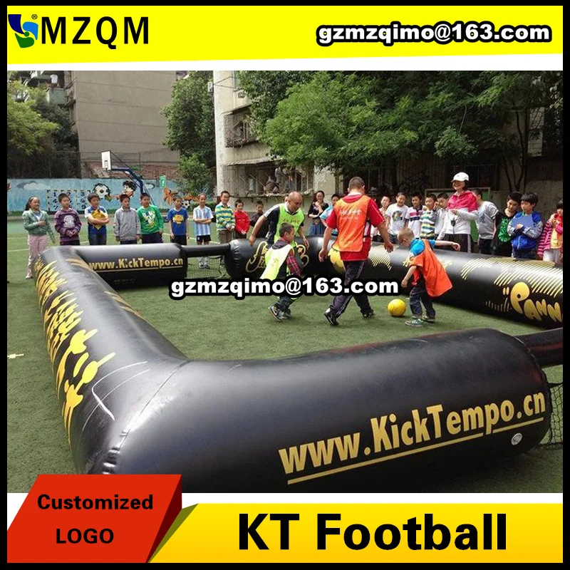 7X5m inflatable KT football field, durable inflatable soccer field for