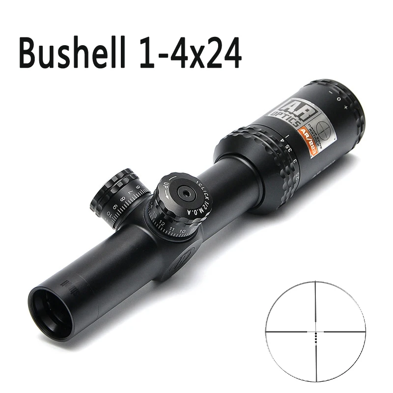 BUSHNELL 4,5-18x40 AR/223 Тактический Riflescope оптический прицел Crosshair Rifle Scope Long Distance охотничьи прицелы для снайперской винтовки - Цвет: 1 4 24