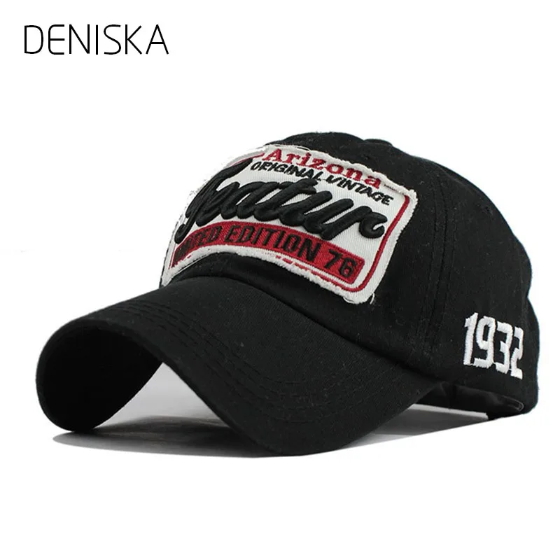 Дениска 2018 хлопок Бейсбол Кепки Для мужчин Повседневное Snapback шляпа для женщин
