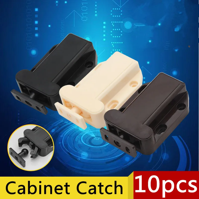 

10pcs 56x40mm Beetles Shape Cabinet Door Catch Push To Open Drawer Kitchen Cupboard Door Touch Latch of Various Color Release