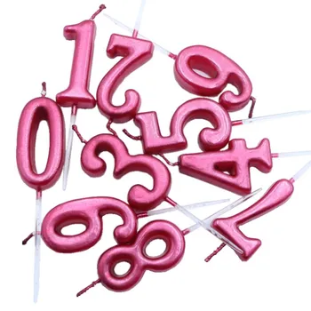 

1 pcs Mini Digital Birthday Candles Happy Birthday Cake Decor Wedding Cake Topper Sesame Street Party Birthday Cake Accessories