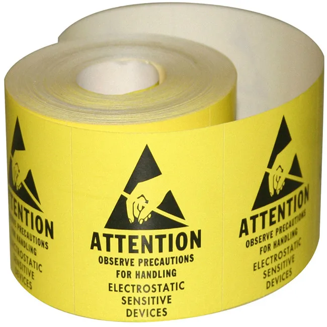 

Waterproof Adhesive PVC Roll Attention Warning Custom 3m Print Paper Reflective Sticker