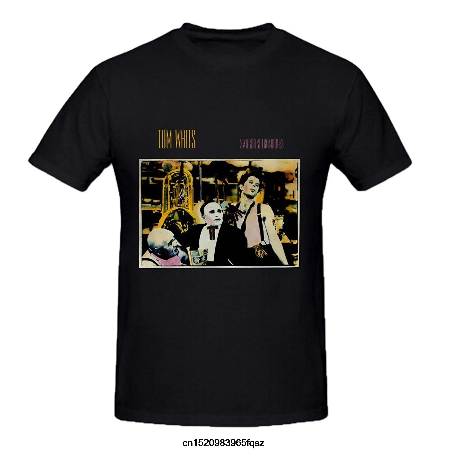 Tom Waits Swordfishtrombones Men's o neck T-Shirt | Мужская одежда