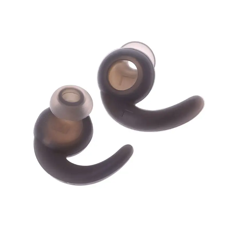 1 пара силиконовых затычек для ушей, покрытие для наушников с защитой от скольжения, эргономичный дизайн