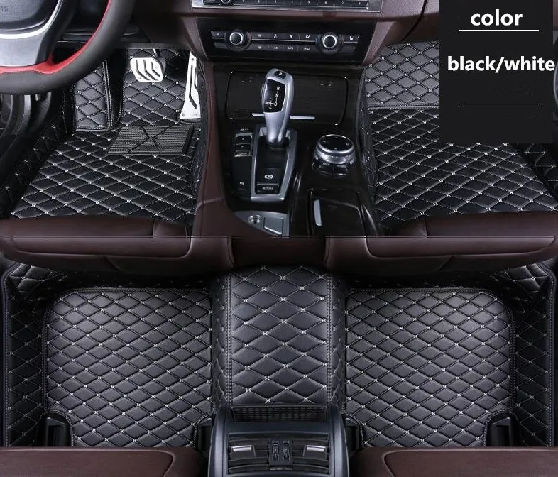 

Fit for Volvl v60 2011-2017 Leather Car Floor Auto Mats Waterproof Mat Non Toxic and inodorous accessory