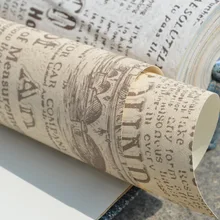 Beibehang Ретро английская газета обои проекта кофе Lounge бар ресторан магазин papel де parede para quarto