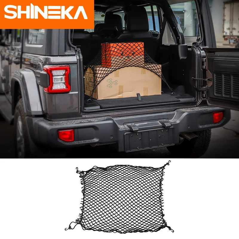 SHINEKA укладка для Jeep Wrangler jl JK TJ YJ Universial Trunk сеть хранения аксессуары для Jeep Wrangler jl JK TJ YJ