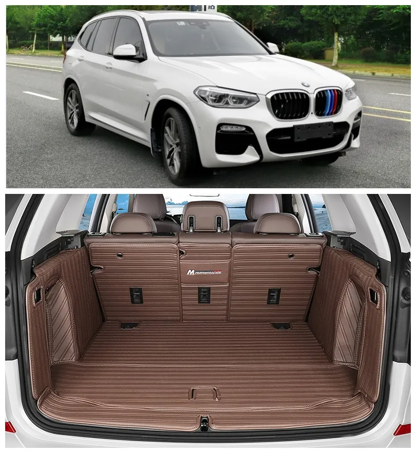 Для BMW X3 G01 G08 2018 2019 полный задний багажник ЛОТОК лайнер Грузовой Коврик для защиты