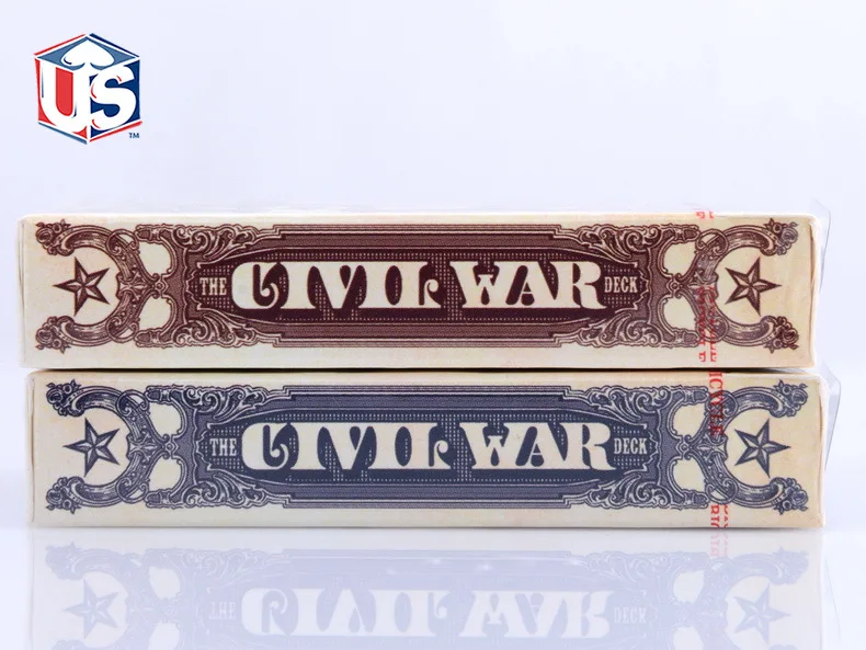 Велосипед Civil War Union Confederate коричневый/синий колода игральных карт Размер покера коллекционные карты магические трюки реквизит для микистов