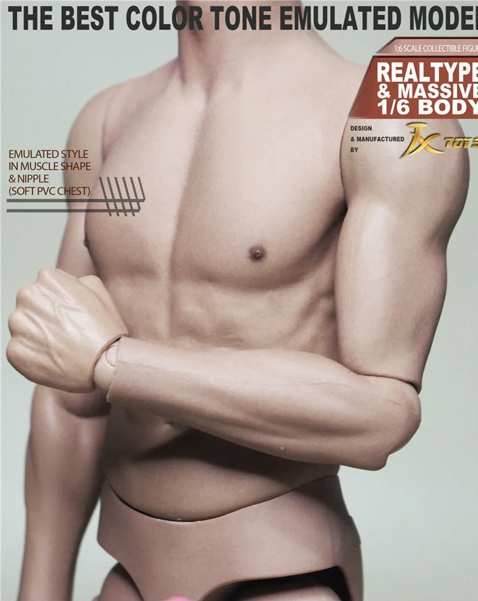 

New 1/6 Scale Male Body Figure Military Muscular Body Narrow Shoulder Man Body S01 Flexible for 12" Soldiers Action Figure Toys