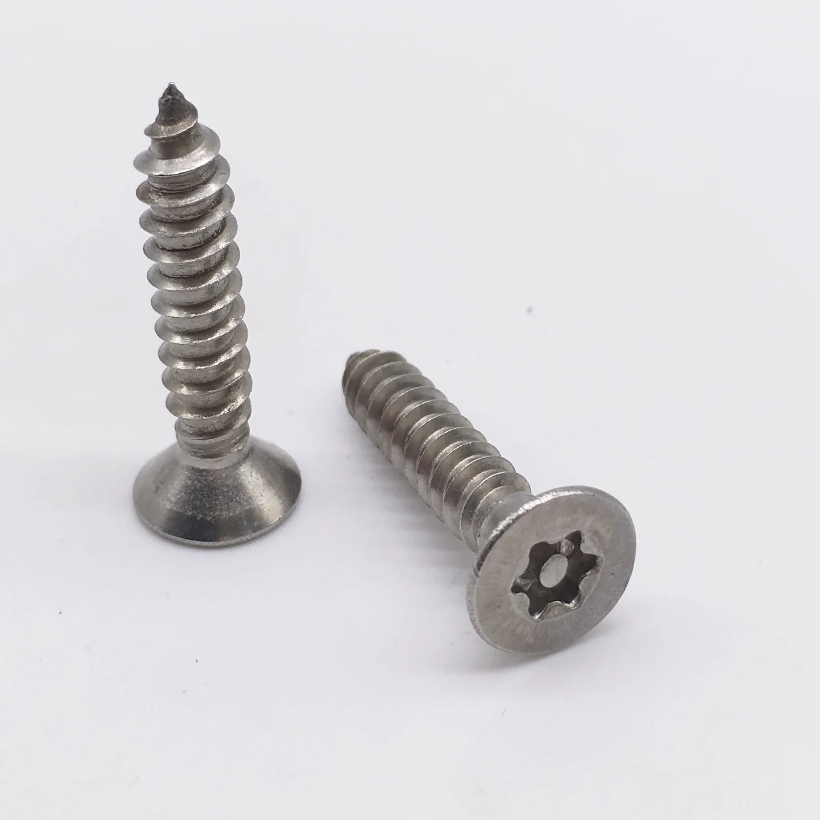 

ST4.2 Security Self Tapping Screw Pin in Torx Drive Countersunk Flat Head Stainless Steel T20 Pack 100