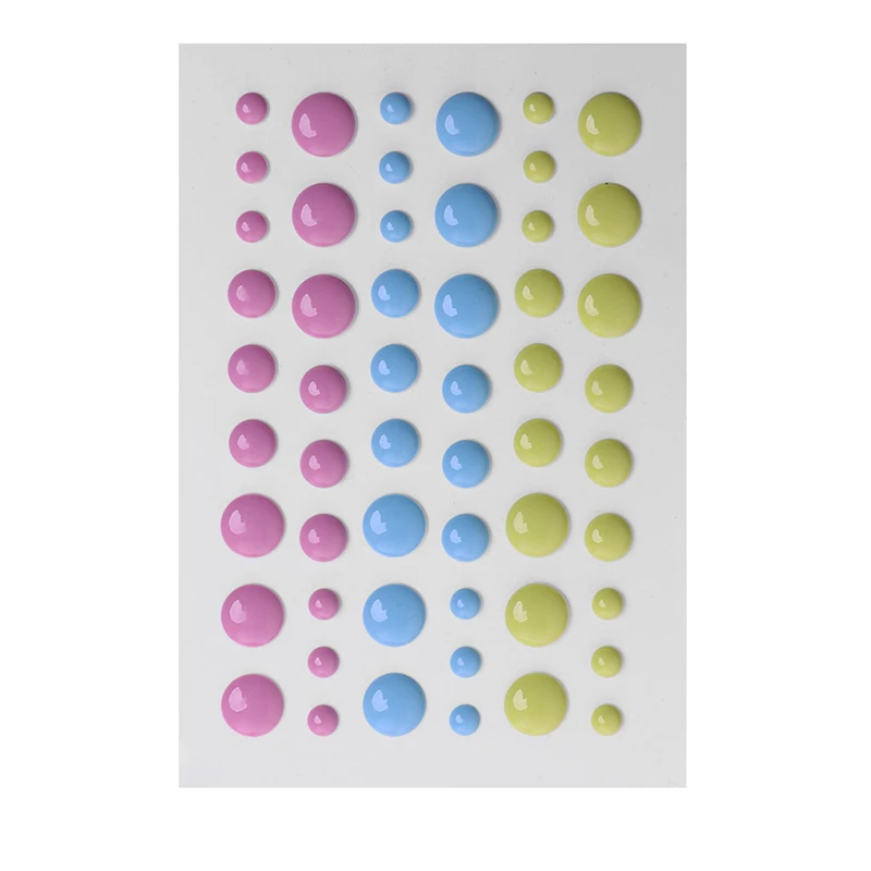 Эмалированные точки смолы самоклеющиеся наклейки для скрапбукинга DIY ремесла Sticky Скрапбукинг стикер s ремесла Декор - Цвет: 24