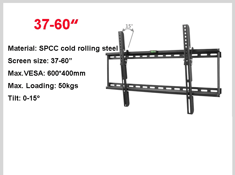 37-6" наклона настенное крепление для ТВ