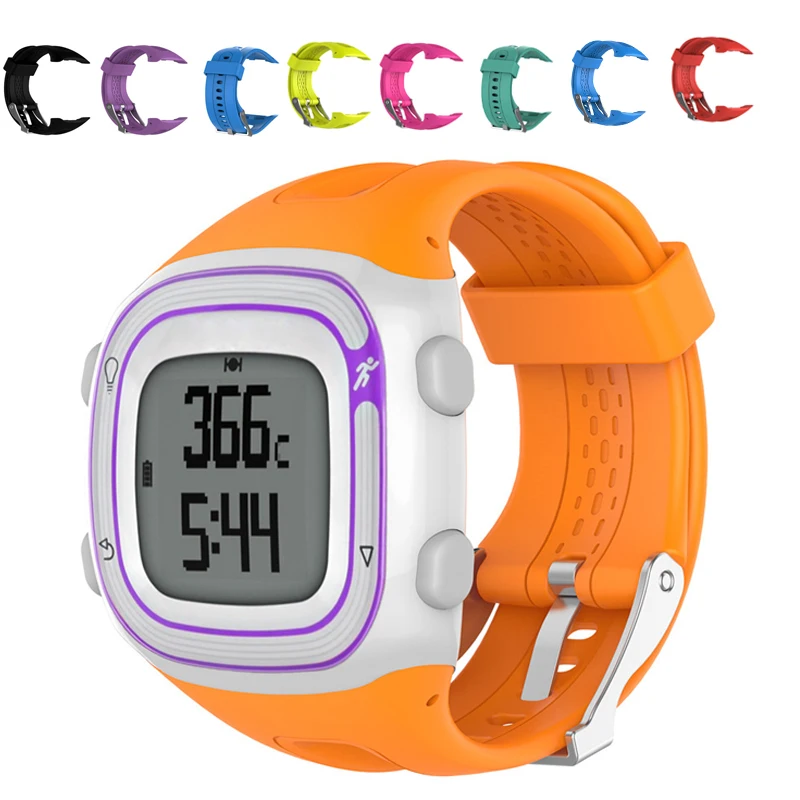 Мягкий силиконовый ремешок для часов Garmin Forerunner 10 15 GPS спортивные часы бега
