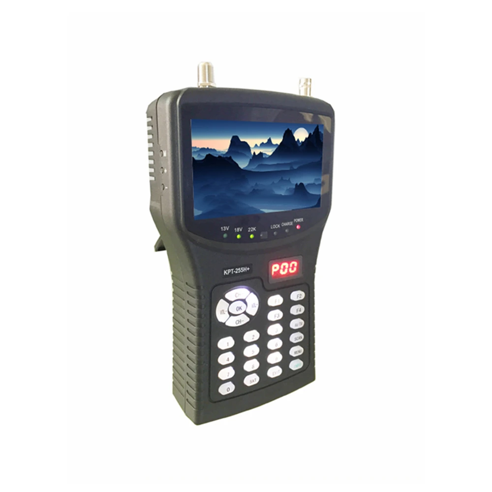 KPT 255H + AHD 4 3 дюймов ручной DVB S2 MPEG4 спутниковый Finder монитор поддерживает MP4 видео palyer
