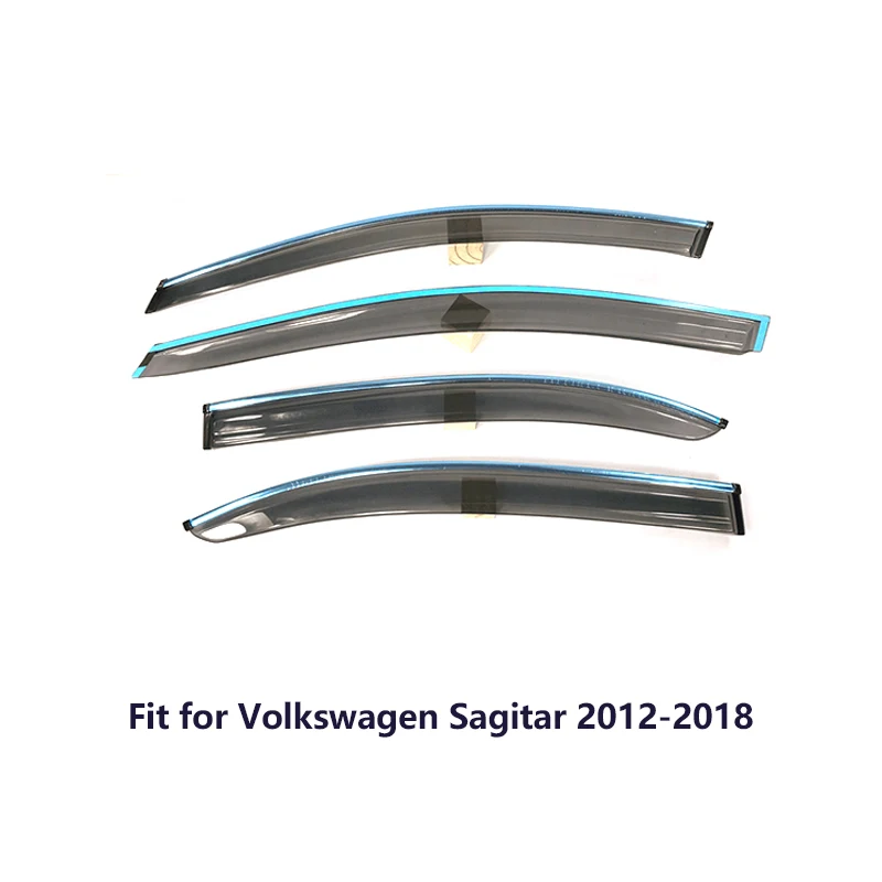 Ealen для VW Sagitar 2012 2013 укладки дефлекторы охранные предметы 4 шт./1 Набор дыма козырек на ветровом стекле - Цвет: Jetta 2000-2012
