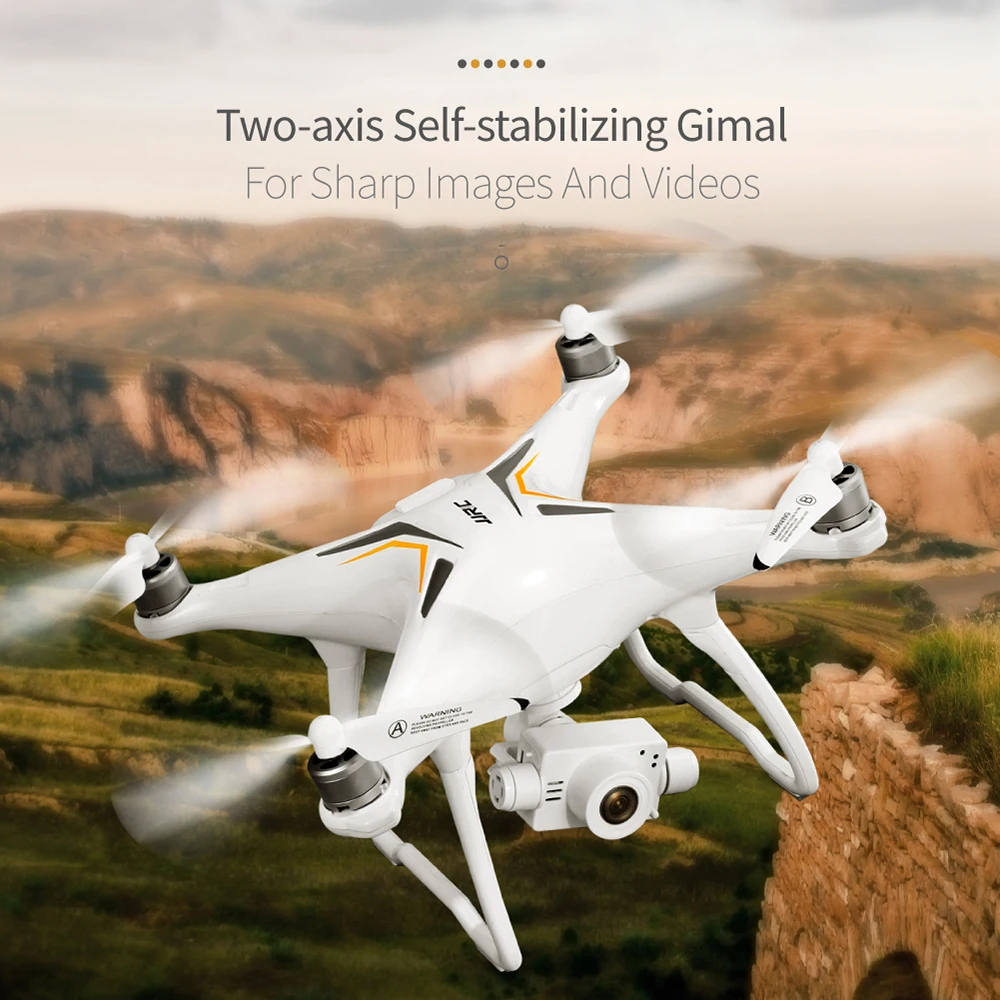 Gps Дрон jjrc X6 Квадрокоптер с 1080P Камера HD FPV счетчик бесщеточные двигатели Follow Me