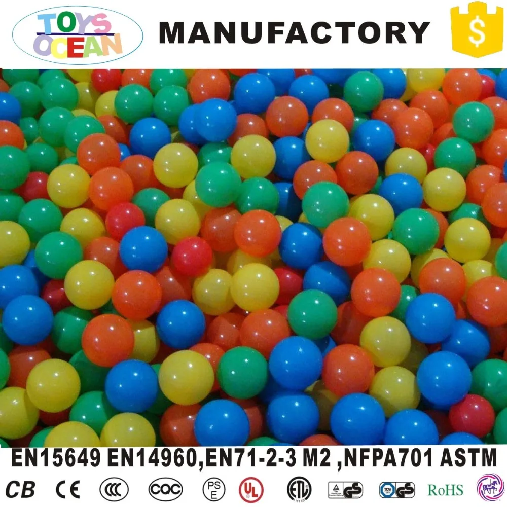 

Kids colorful soft pit ball plastic ocean ball for playhouse