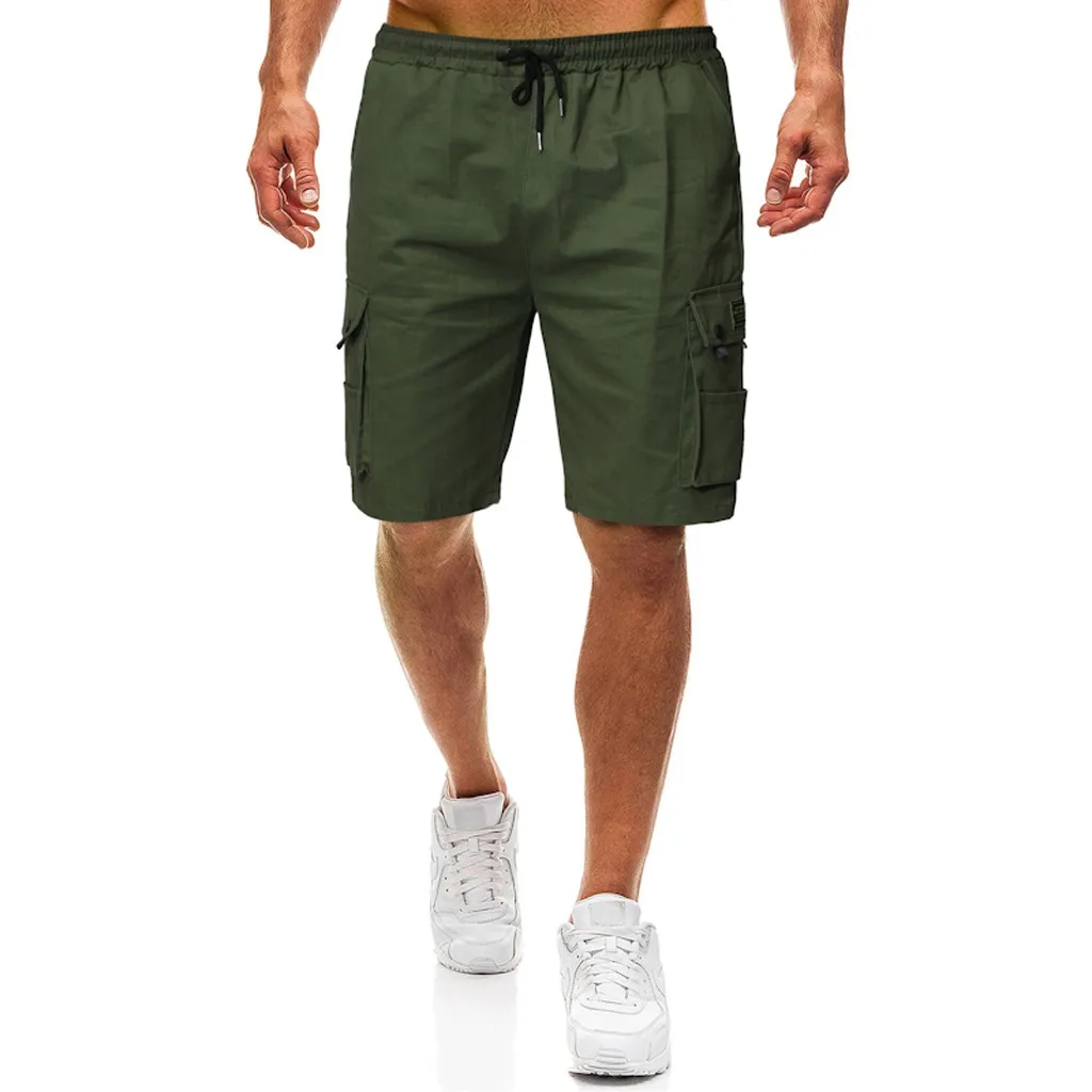 Мужской облегающий спортивный карман короткие брюки джинсы шорты классические брюки ткань для брикета подходит для различных случаев W30418
