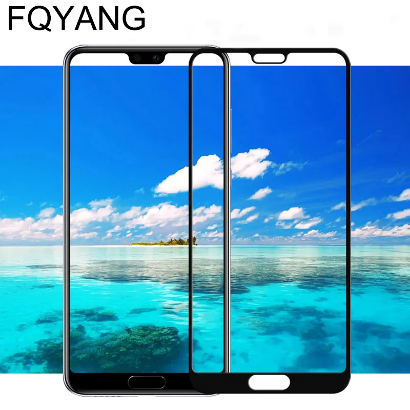 

FQYANG Full Cover Tempered Glass For HUAWEI Y6 Y7 Y9 2019 2018 Mate 10 LITE Screen Protector Premium Protective Glass Film