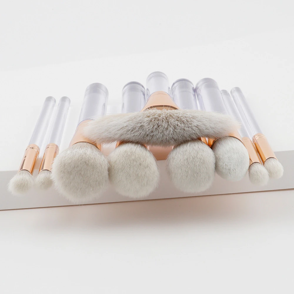 New 9Pcs Pencil Foundation Eye shadow Makeup Brushes Eyeliner Brush (4)