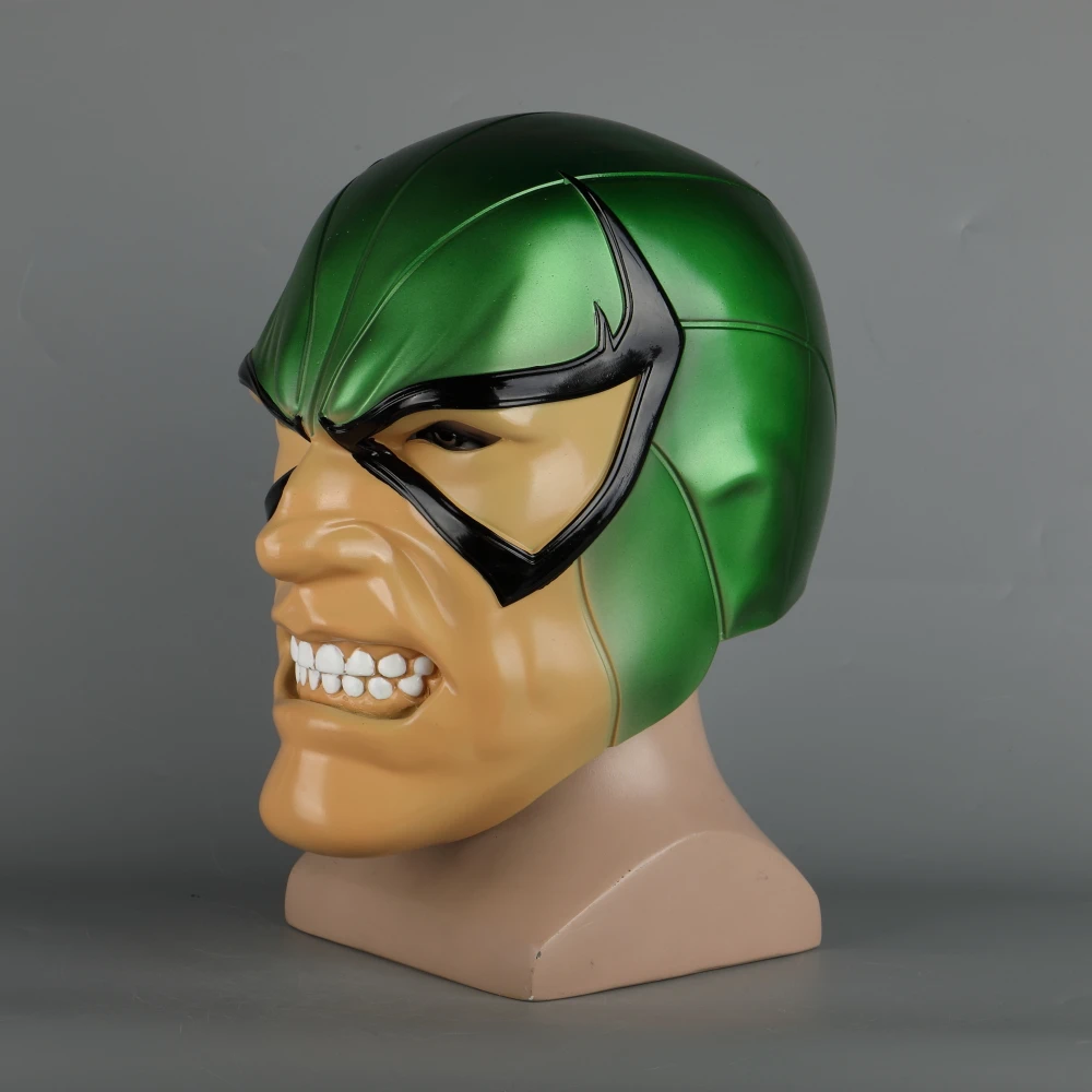 Spiderman Latex Mask PVC Scorpion Marvel Villain Masks Helmet MacDonald Mac Gargan Cosplay Prop Halloween Party (8)