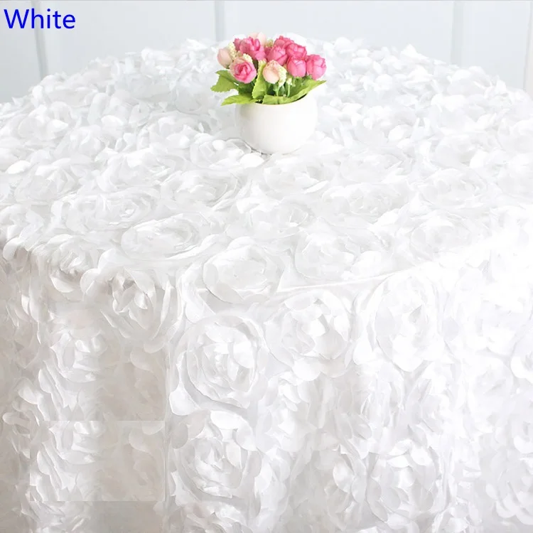 table runner cake table table cloth wedding wedding decor table overlay Rosette table cloth wedding tablecloth rosette tablecloth