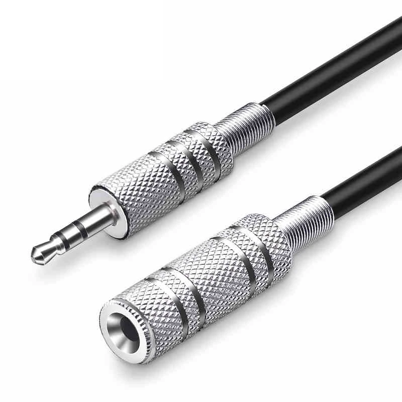 

Audio Extension Cable 3.5mm Mobile Phone Computer Extension Cable Earphone Adapter Universal Headphone Extension Cable Silver