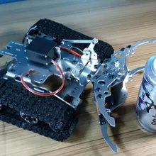 Шасси танка с механический захват, умный автомобиль, гусеничное шасси, гусеничные машины, роботы танка, захватывающий автомобиль, DIY игрушка, робот танка rc