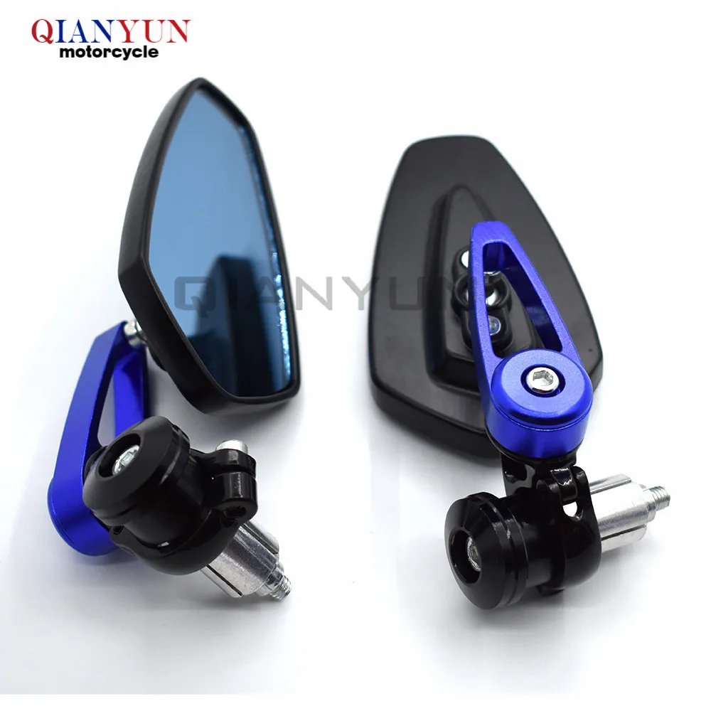 

Handle Bar End 7/8" 22mm CNC Aluminum Motocycle Rearview Side mirrors for suzuki Cruiser and chopper Boulevard Intruder Volusia