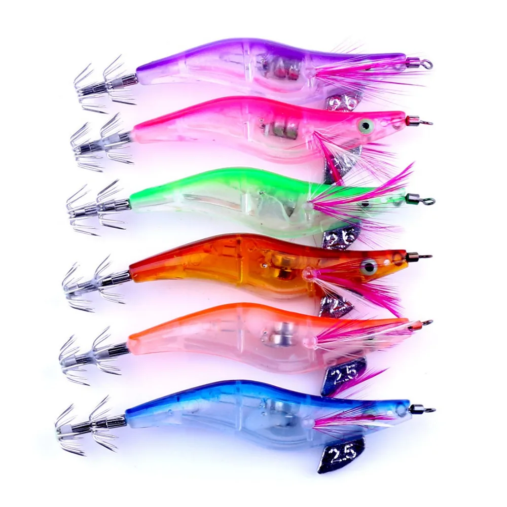 50pcs Flashing LED Fishing Lure Flash Light 10cm 13G isca artificial