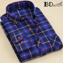 Темно-синий ржавый плед рубашки для мужчин рубашка с длинными рукавами Мужская одежда для бизнеса рабочие мужские деловые рубашки Формальные 4XL