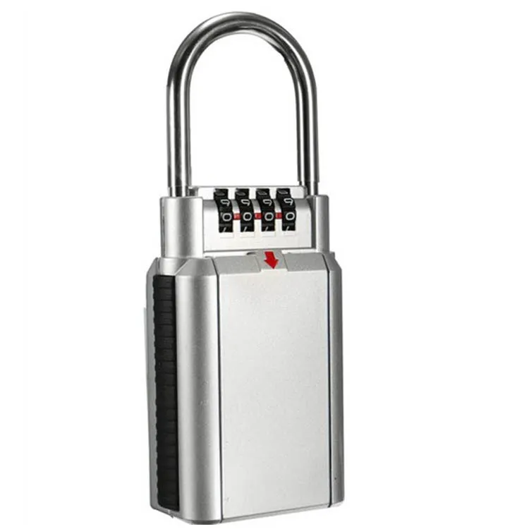 Silver 4 Digit Combination Password Safety Key Box Lock Padlock Storage Keys Organizer Zinc Alloy Silver 4 Digit Combination Password Safety Key Box Lock Padlock Storage Keys Organizer Zinc Alloy