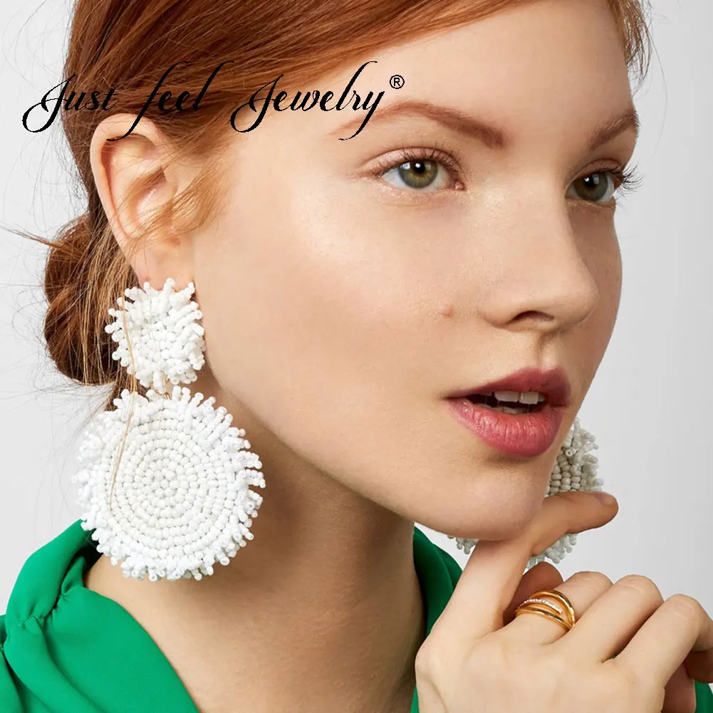 Bohemian Flower Statement Dangle Earrings Charm 14K Barbados | Ubuy