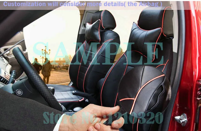 PVC leather cover seats set  LS Series LK199 (9)