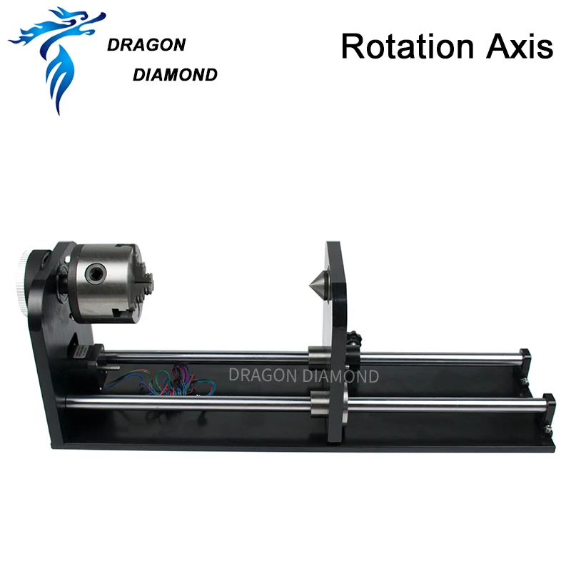 DRAGON DIAMOND Rotary Engraving Attachment Rotation Axis with Rollers Stepper Motors for Laser Engraving Cutting Machine DRAGON DIAMOND Rotary Engraving Attachment Rotation Axis with Rollers Stepper Motors for Laser Engraving Cutting Machine