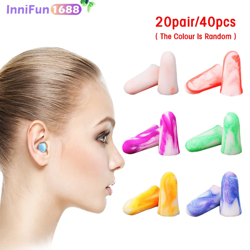 

20pair Foam Soft Noise Earplug Professional Noise Prevention Earplug, Sleep With Super Quiet, Noise Reduction And Snoring Sound