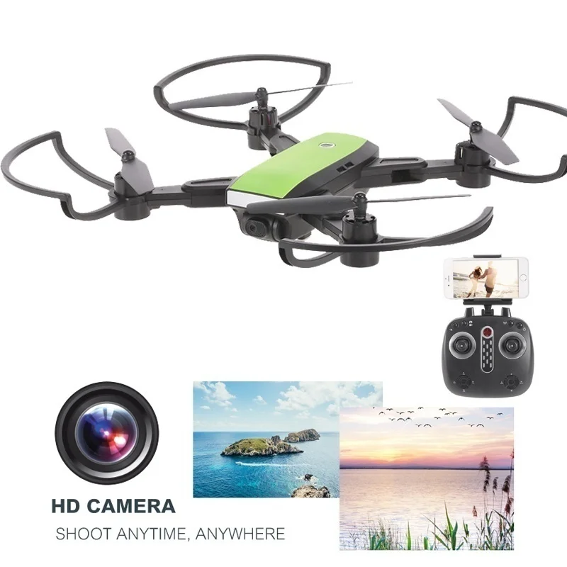 Складная двойная камера Дрон 720P WIFI 3D Flips Follow Me Altitude Hold аэрофотосъемка RC